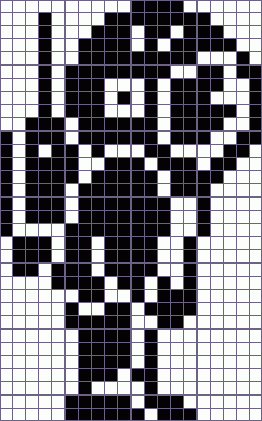 Японский кроссворд астронавт - 20x32