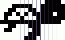 Японский кроссворд черепашонок - 16x10