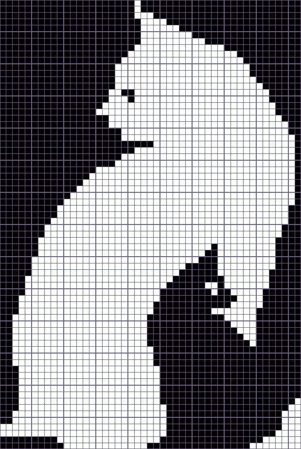 Японский кроссворд черныш и белочка - 47x70