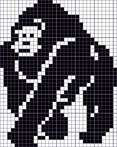 Японский кроссворд горилла - 31x39