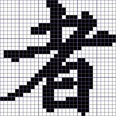 Японский кроссворд иероглиф - 30x30