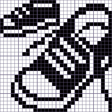 Японский кроссворд кеды - 30x30