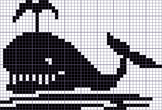 Японский кроссворд кит - 50x34