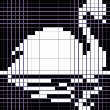 Японский кроссворд лебедь - 28x28