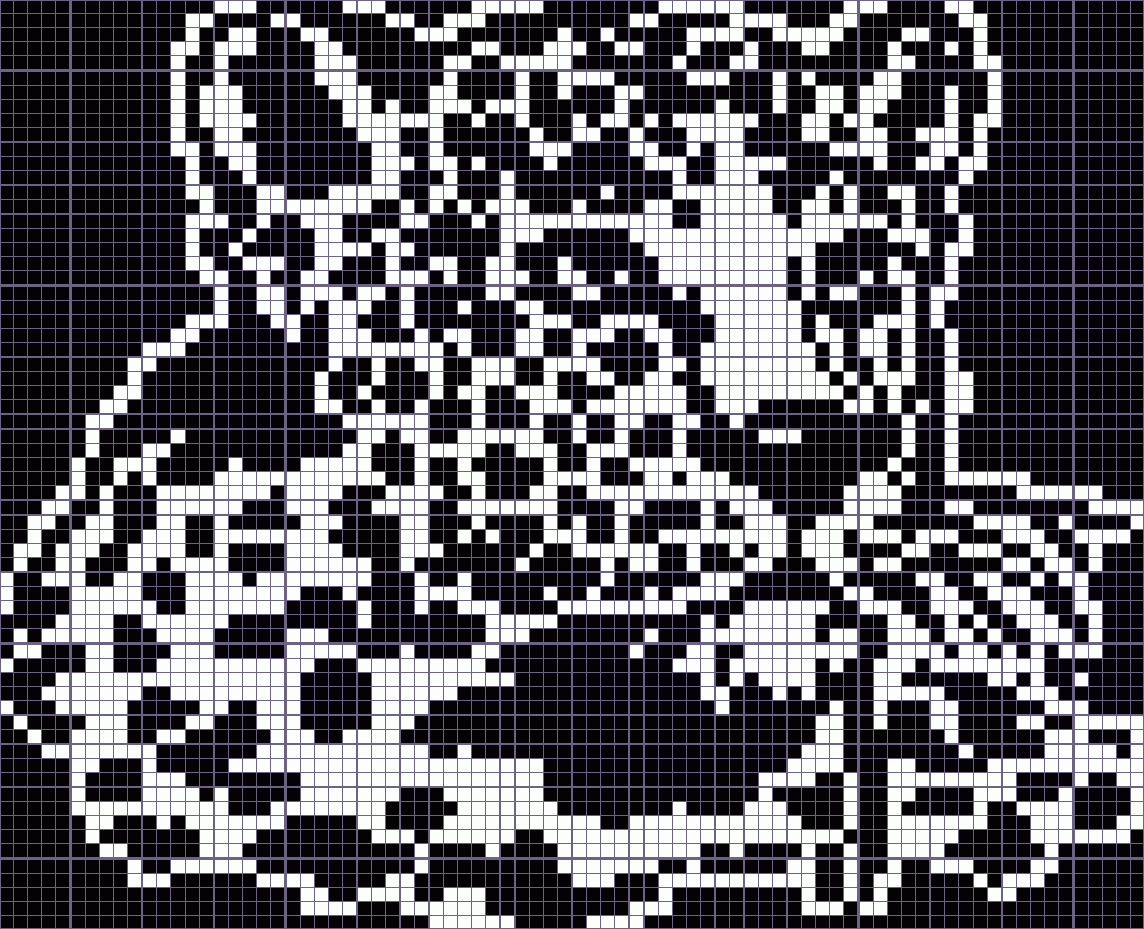 Японский кроссворд леопард - 80x65