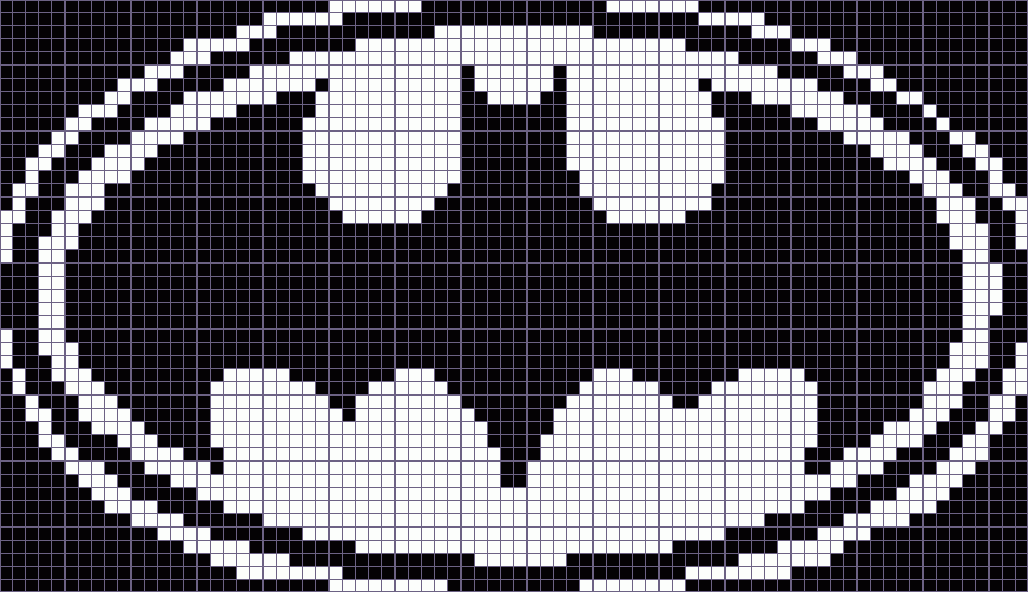 Японский кроссворд логотип БэтМена - 78x45