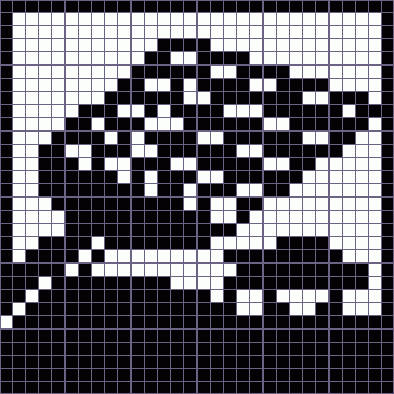 Японский кроссворд мухобойка - 30x30