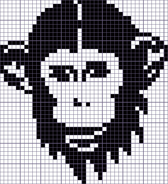 Японский кроссворд обезьяна - 41x45