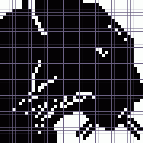 Японский кроссворд пантера - 45x45