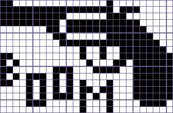 Японский кроссворд пистолет - 26x17