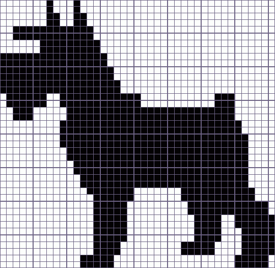 Японский кроссворд собака - 41x40