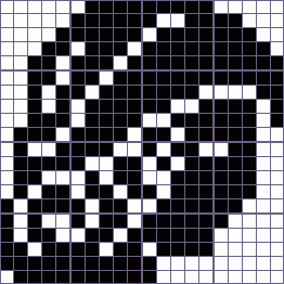 Японский кроссворд статуя - 20x20