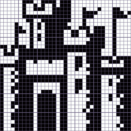 Японский кроссворд замок - 35x35